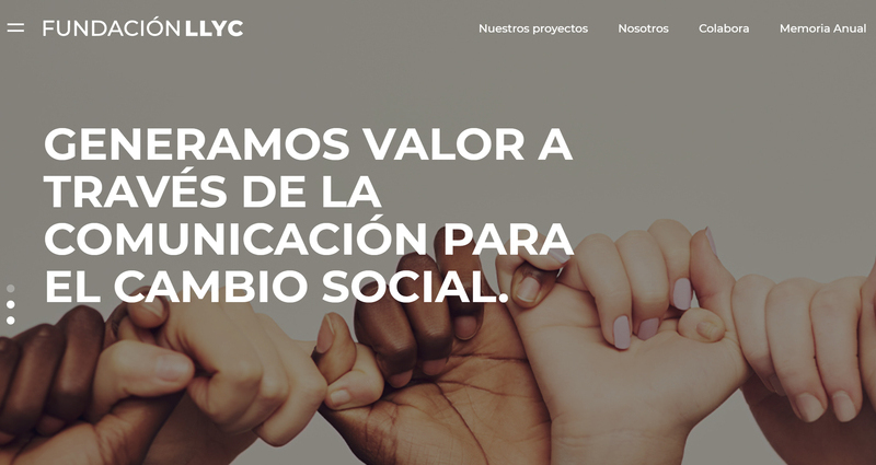 Fundación LLYC lanza su nueva web y presenta su memoria anual PR Noticias