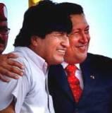 Se concreta alianza mediática entre Hugo Chávez y Evo Morales