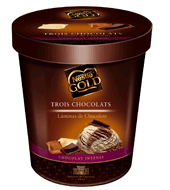 NESTLE GOLD HELADO TRES CHOCOLATES TARRINA 440 ML