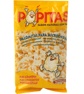 PALOMITAS PARA MICROONDAS SABOR NATURAL CON SAL POPITAS DE BORGES 100 G.