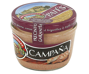 PATE CASA TARRADELLAS CAMPANA FRASCO 125 G