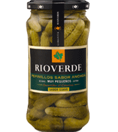 PEPINILLO RIOVERDE SABOR ANCHOA FRASCO 180G