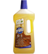 PRONTO LIMPIADOR JABONOSO PARA MADERA 5 EN 1 BOTELLA 750 ML