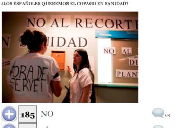 Los españoles NO queremos copago en Sanidad