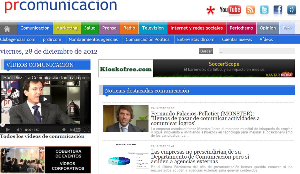 TOP TEN DE LA COMUNICACIÓN