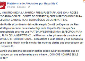 Sanidad desautoriza a Rodés: descarta un fondo específico para financiar fármacos para Hepatitis C