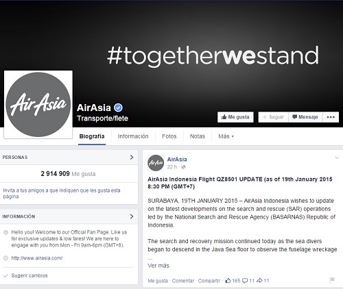 Air Asia Facebook