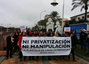 canal extremadura protestas manipulacion