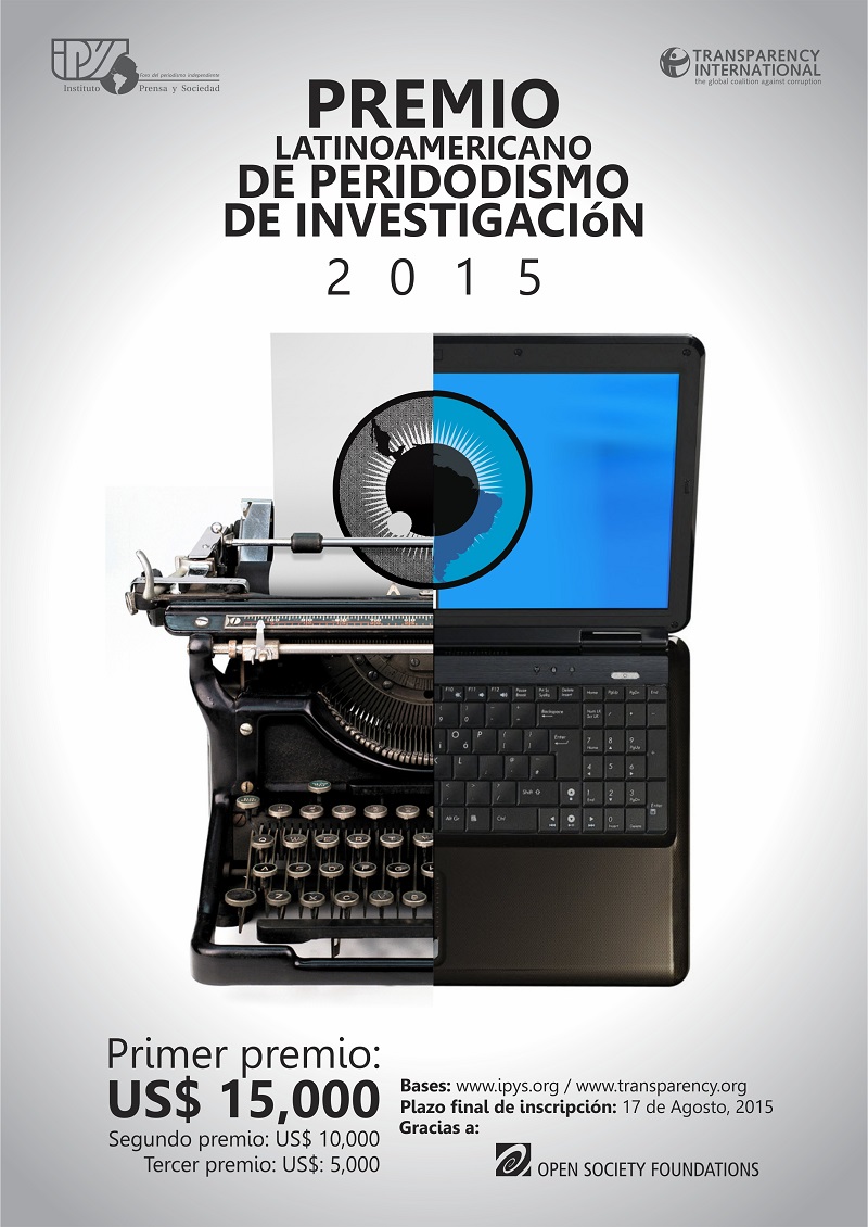 premio latinoamericano de periodismo de investigación afiche