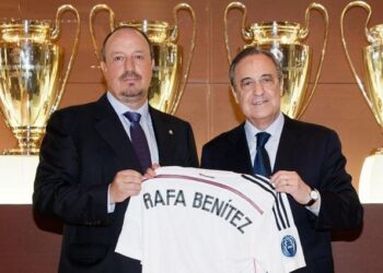 Rafa Benítez y Florentino Pérez