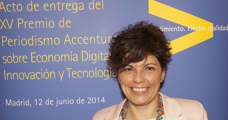 Laura Martín, ganadora del Premio de Periodismo Accenture 2014