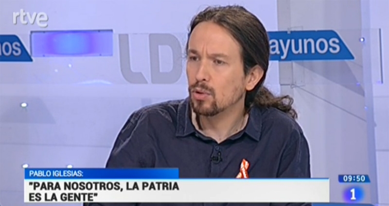 Pablo Iglesias en 'Los Desayunos de TVE'