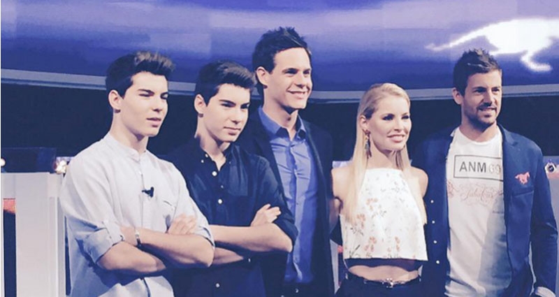 Christian Gálvez y parte del jurado de 'Vaya Fauna'