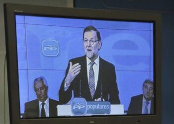 Mariano Rajoy en plasma