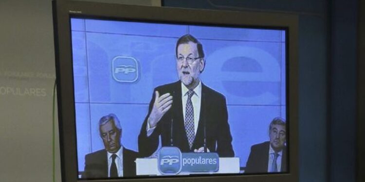 Mariano Rajoy en plasma