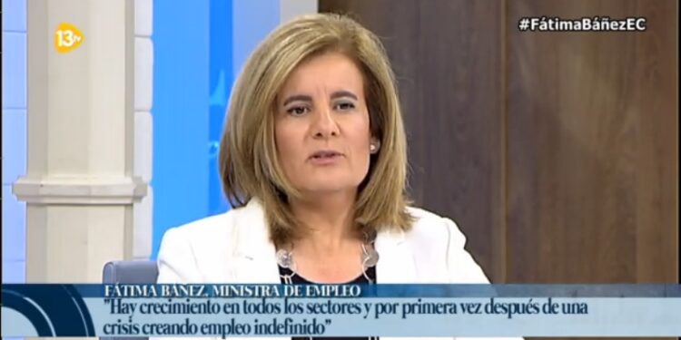 Fátima Báñez en 'El Cascabel' de 13TV