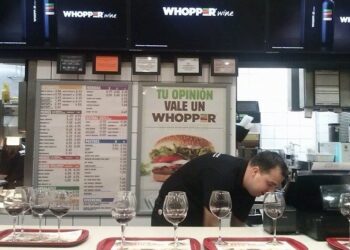 Presentación Whopper Wine en Burger King