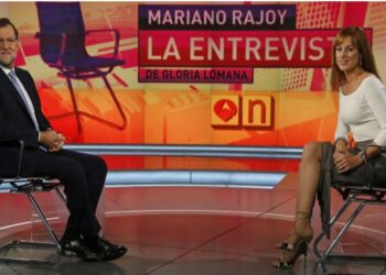 Mariano Rajoy durante su entrevista en Antena 3