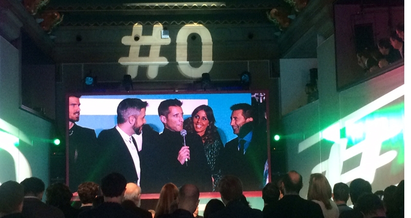 Dani Garrido y Joseba Larrañaga durante la presentación de #0 en la Telefónica Flagship Store