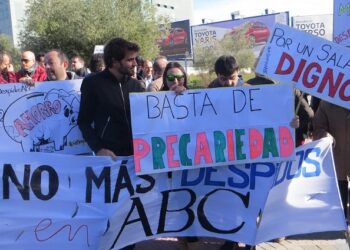 manifestacion AbC contra despidos