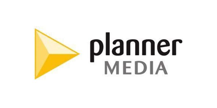 El logo de la agencia de Comunicación Planner Media.