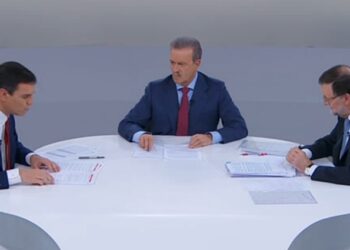 Pedro Sánchez y Mariano Rajoy en el cara a cara que les enfrentó durante la pasada campaña electoral.