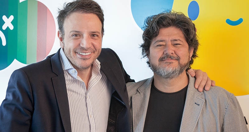 Eric Descombes, presidente de FCB México y Humberto Polar, VP Creativo