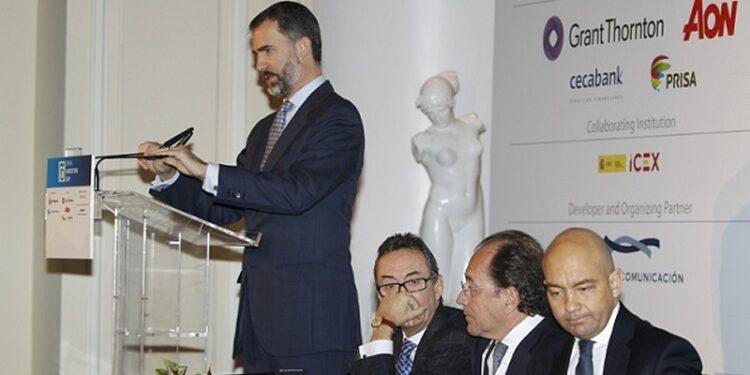 El Rey Felipe VI en el Spain Investors Day. FOTO: spaininvestorsday.com