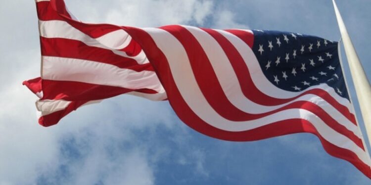 La bandera estadounidense en una imagen de archivo.