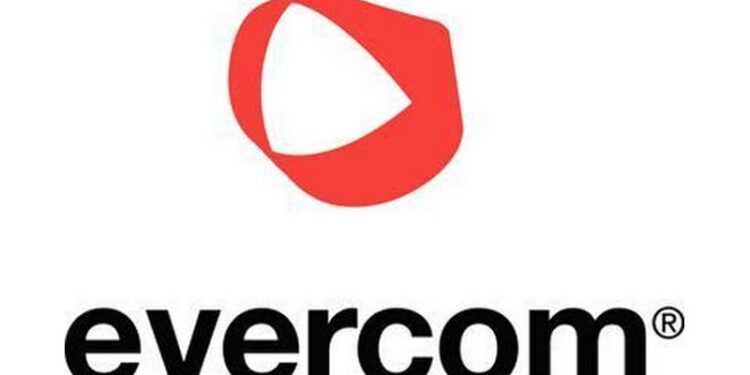 El logo de la agencia de Comunicación Evercom.