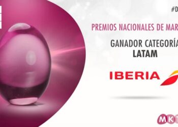 Iberia vuela alto en la nueva categoría Latam de los Premios MKT