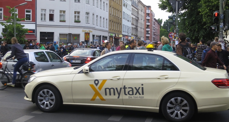 Un taxi que puede pedirse mediante la aplicación mytaxi. FOTO: flickr.com