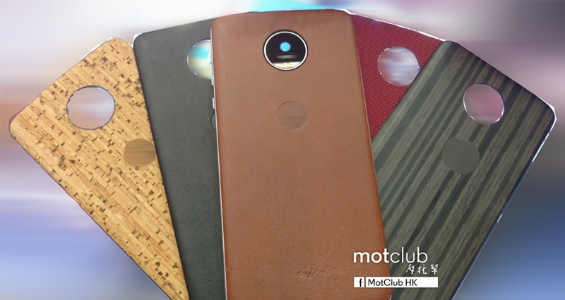 Moto Z y sus Moto Mods, filtrados en Internet