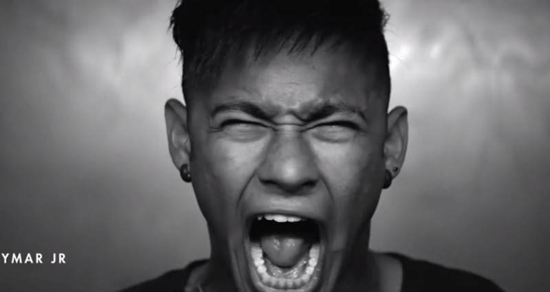 El futbolista Neymar en la campaña de Gillette. FOTO: Youtube.