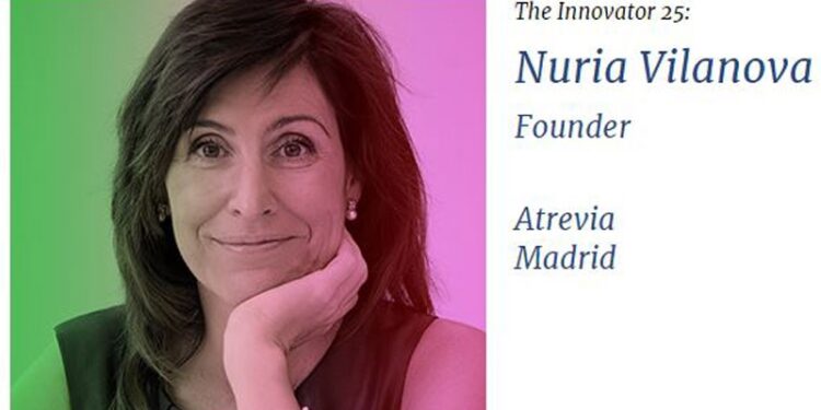 Núria Vilanova en el ranking 'The Innovator 25' de The Holmes Report.
