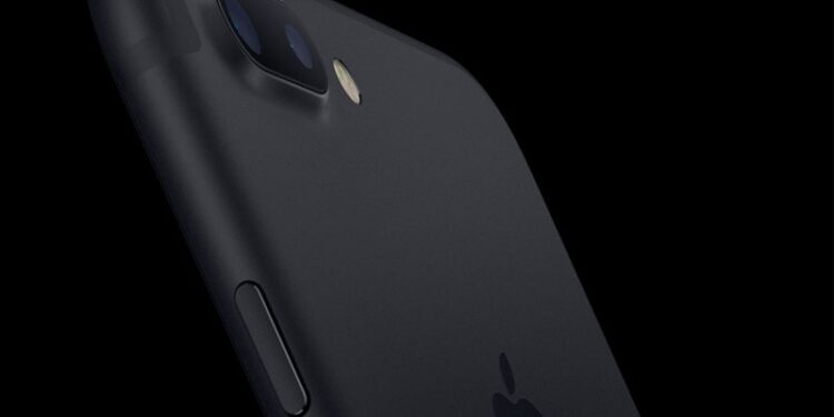 Este es el iPhone 7 en negro mate