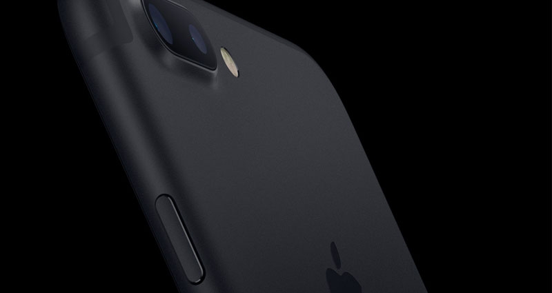 Este es el iPhone 7 en negro mate