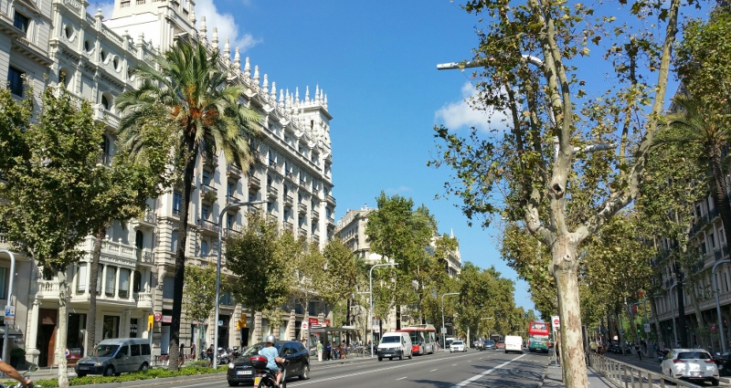 La avenida Diagonal de Barcelona, donde se ha trasladado Marco de Comunicación. FOTO: Marco de Comunicación