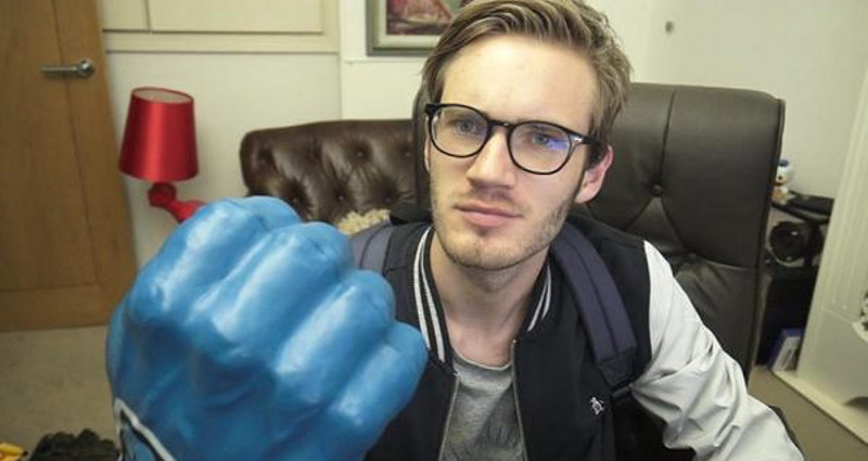 El youtuber PewDiePie.