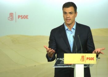 Pedro Sánchez en su última intervención