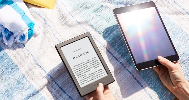 Los Ereaders, conocidos más popularmente como ebooks, no suelen reflejar el sol.