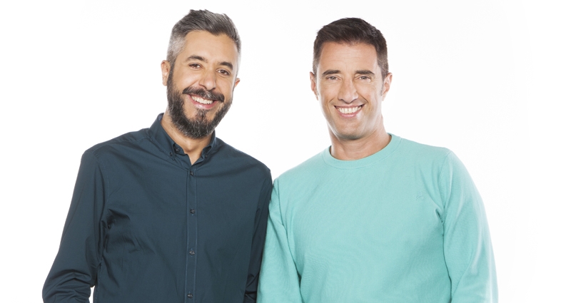 Dani Garrido y Joseba Larrañaga, presentadores de 'Minuto #0'