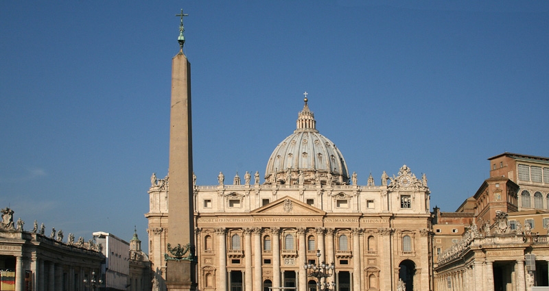 La Basílica de San Pedro, en el Vaticano. FOTO: Wikimedia Commons.