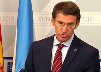 Alberto Núñez Feijoo, candidato a presidente de la Xunta de Galicia por el Partido Popular.