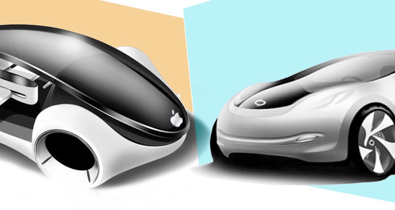 Conceptos de coche del futuro de Apple y Samsung