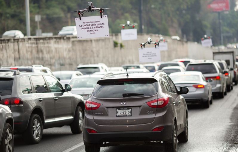 drones coches
