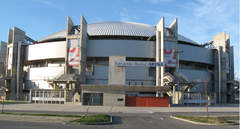 El estadio del Baskonia, el Fernando Buesa Arena. FOTO: Wikimedia Commons.