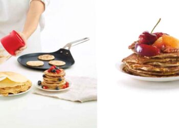 Crêpe&pancakes saludables con Lékué