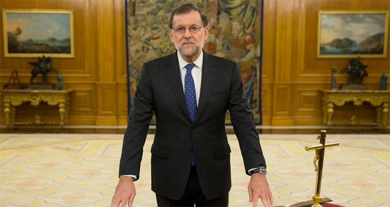 Mariano Rajoy jura el cargo de presidente del Gobierno