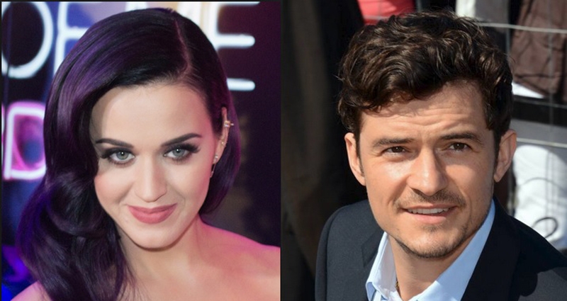 Katy Perry y Orlando Bloom.